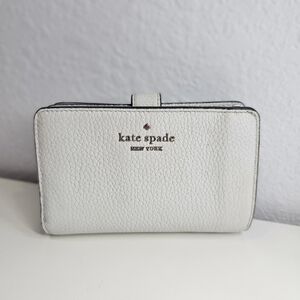 Kate Spade Faint Blue Pebbled Leather Wallet